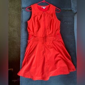 Athleta dress. Built in shirts. Orange. Size 6